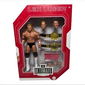 WWE Ultimate Edition Lex Luger Action Figure New in Box - Mattel